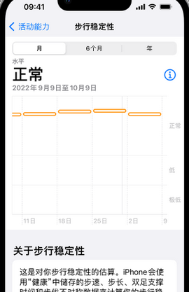 正宁iPhone手机维修如何在iPhone开启'步行稳定性通知'