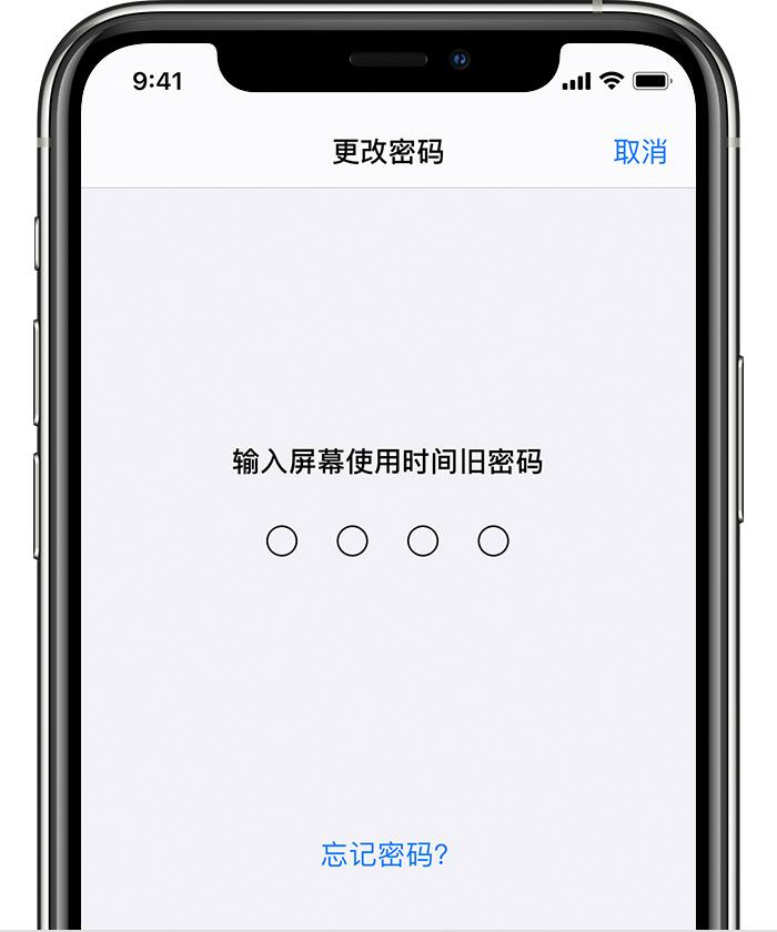 正宁苹果手机维修分享iOS 14 忘记屏幕使用时间密码怎么办 